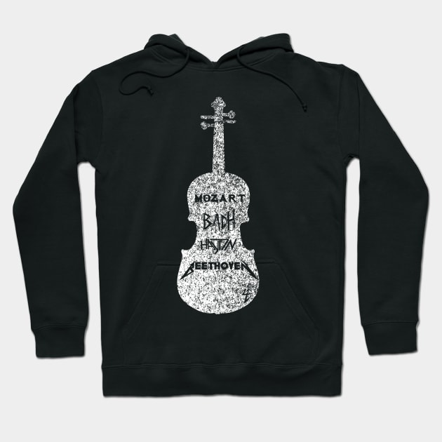 The Big Four - Classical Music (Distressed) Hoodie by insidethetardis